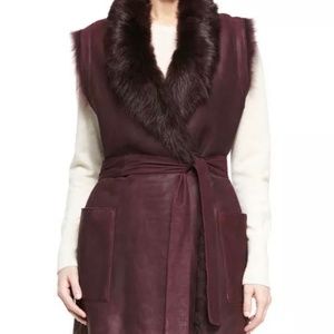 Reversible Vince Shearling Gilet